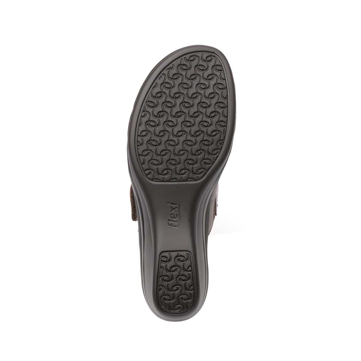 Sandalia Casual Flexi Con 100% Piel Para Mujer - Estilo 100006 Café