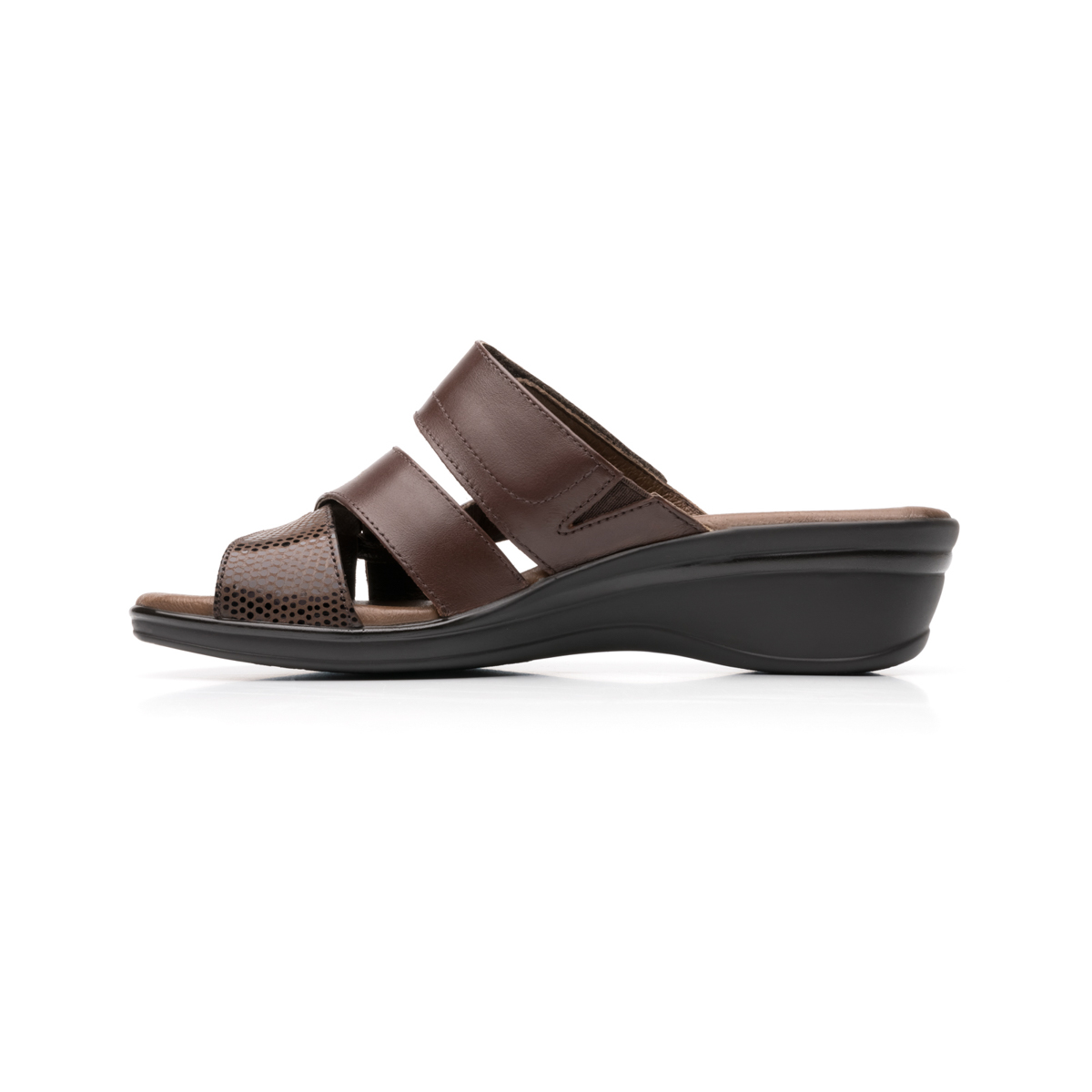 Sandalia Casual Flexi Con 100% Piel Para Mujer - Estilo 100006 Café