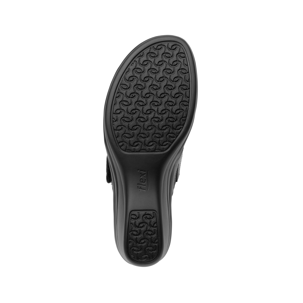 Sandalia Casual Flexi Con 100% Piel Para Mujer - Estilo 100006 Negro