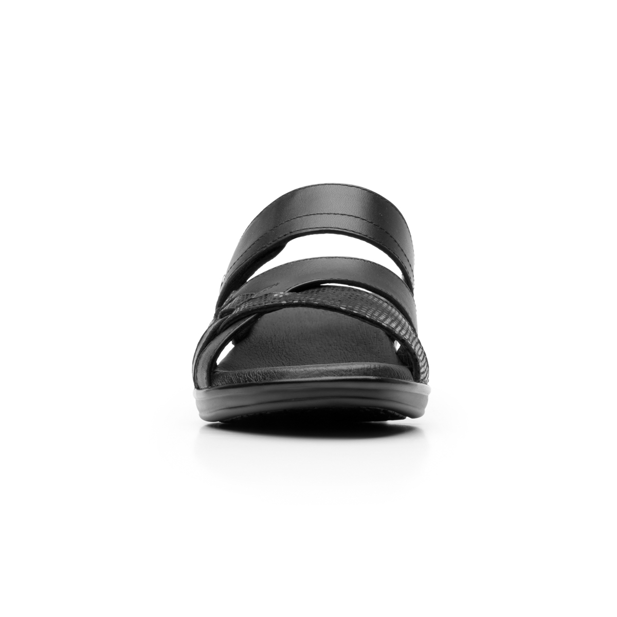 Sandalia Casual Flexi Con 100% Piel Para Mujer - Estilo 100006 Negro