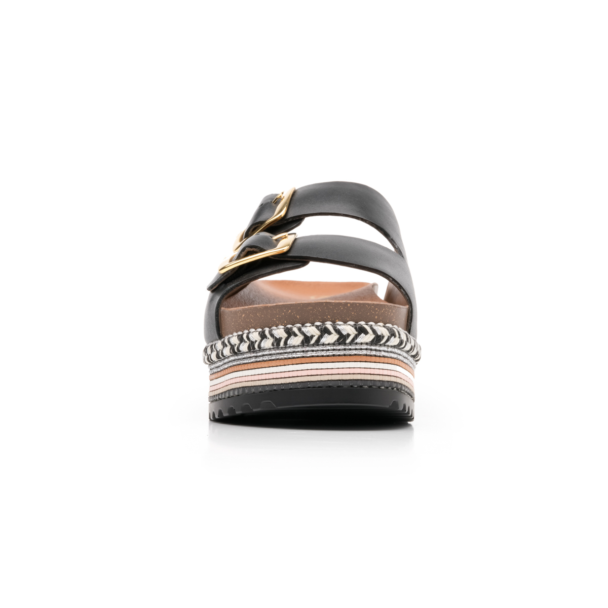 Sandalia Casual Flexi Con Plantilla Anatómica Para Mujer - Estilo 100301 Negro