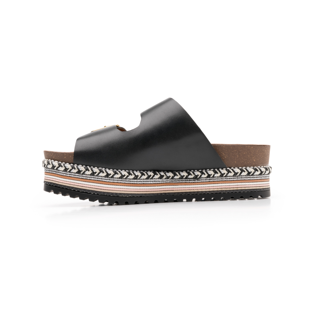 Sandalia Casual Flexi Con Plantilla Anatómica Para Mujer - Estilo 100301 Negro