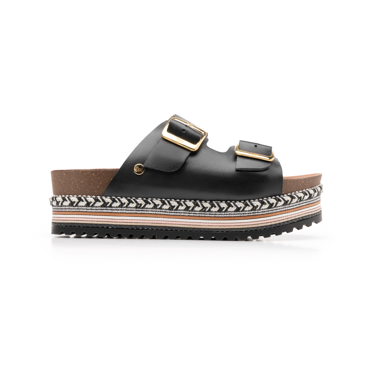 Sandalia Casual Flexi Con Plantilla Anatómica Para Mujer - Estilo 100301 Negro