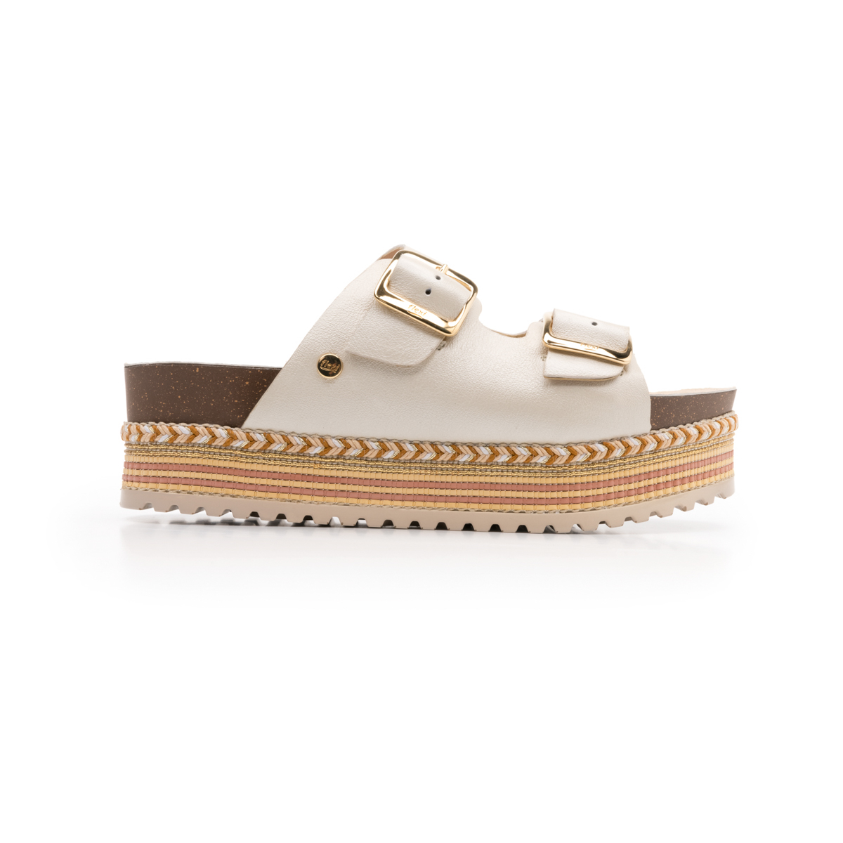 Sandalia Casual Flexi Con Plantilla Anatómica Para Mujer - Estilo 100301 Perla