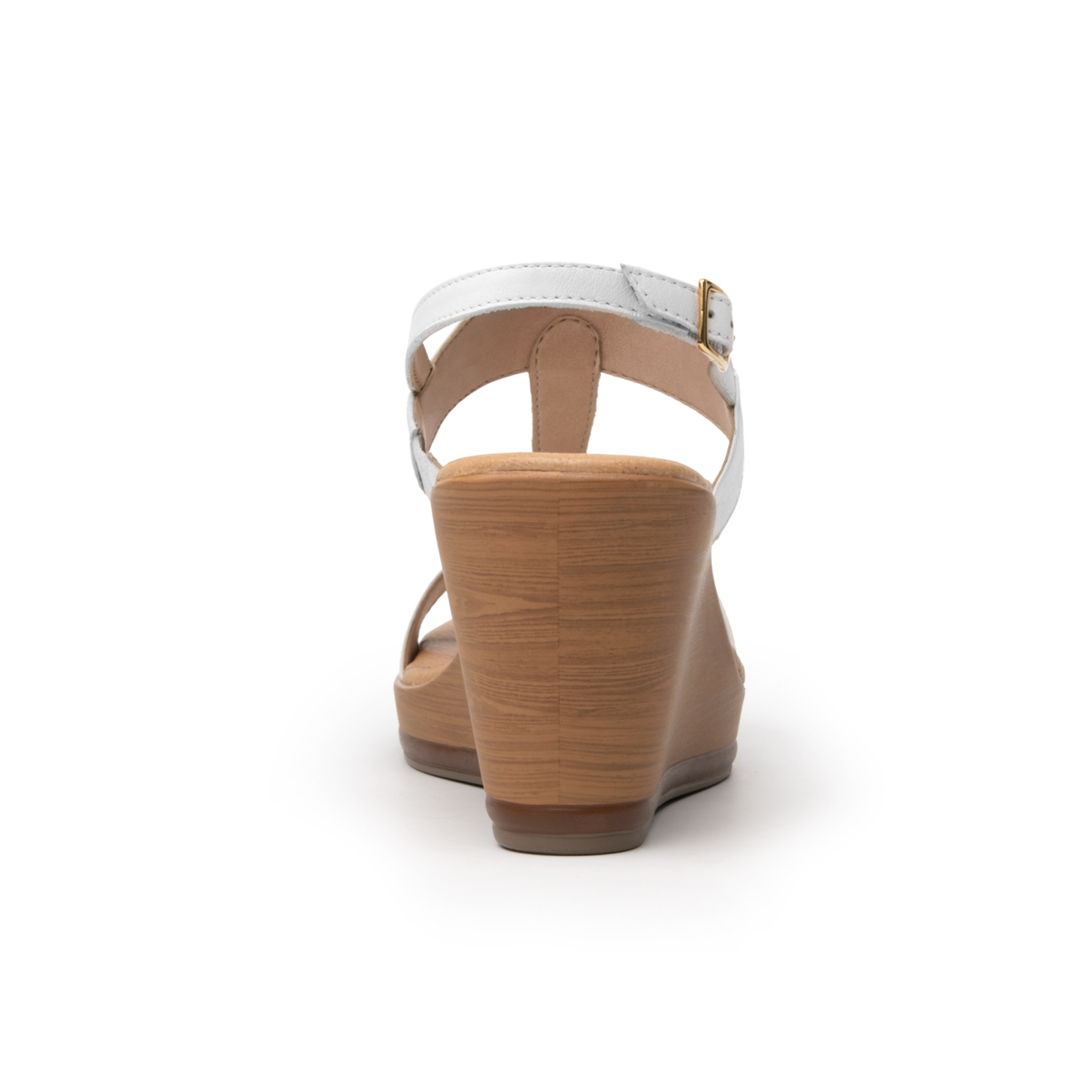 Sandalia Con Plataforma Flexi para Mujer Estilo 100713 Blanco
