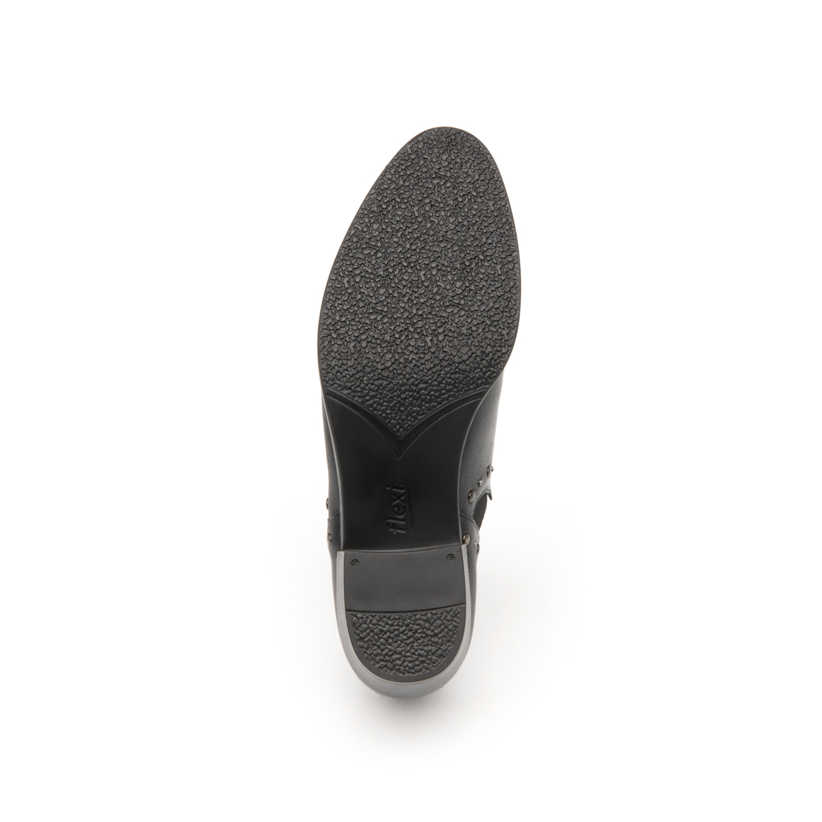 Botín De Tacón Flexi para Mujer con Aplicaciones Modernas Estilo 102211 Negro