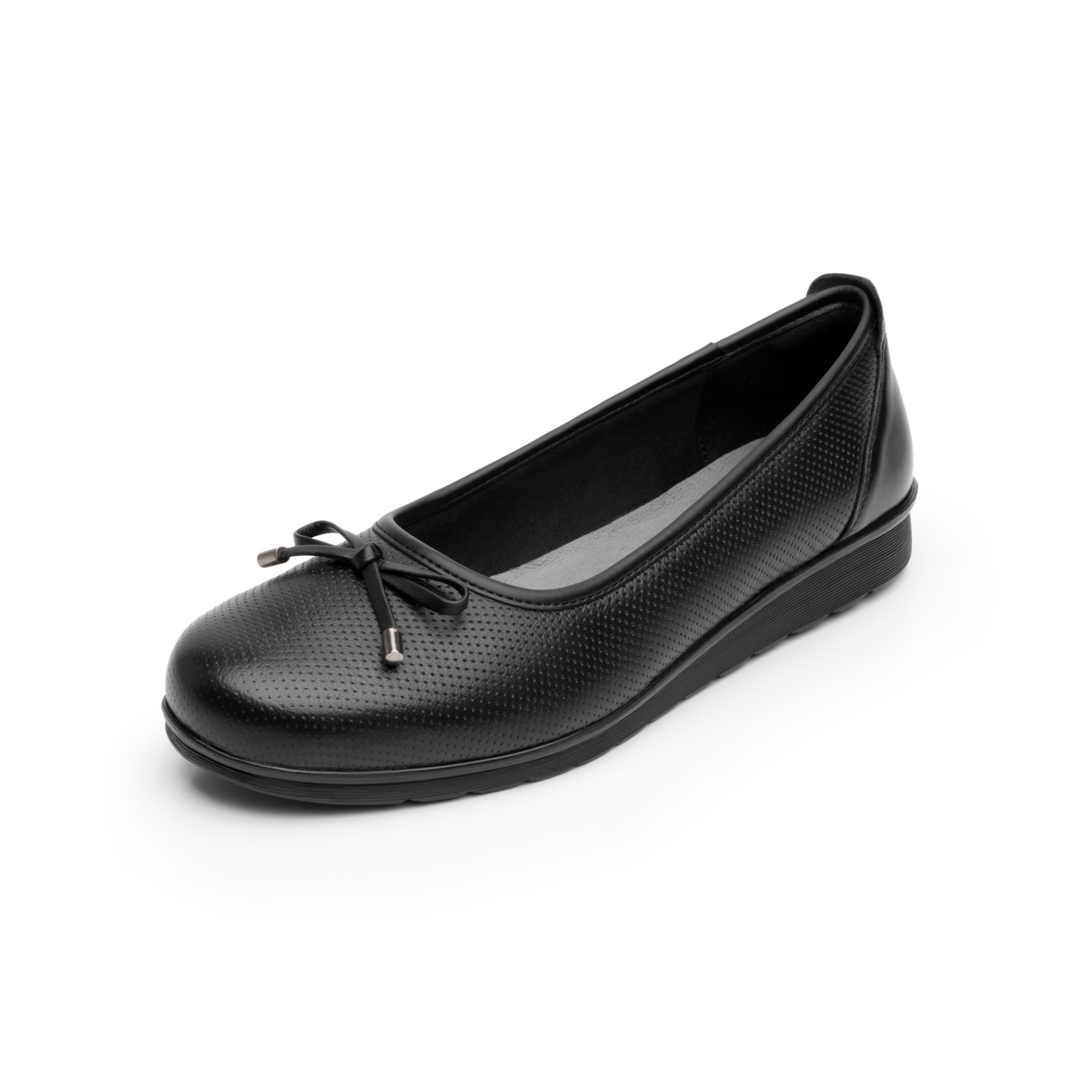 Flat Casual Flexi Con Suela Extra Ligera Flowtek Para Mujer - Estilo 102801 Negro