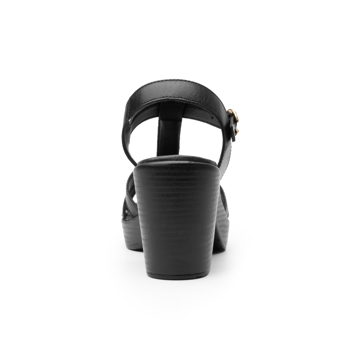 Sandalia Con Tacón Flexi para Mujer Estilo 102909 Negro