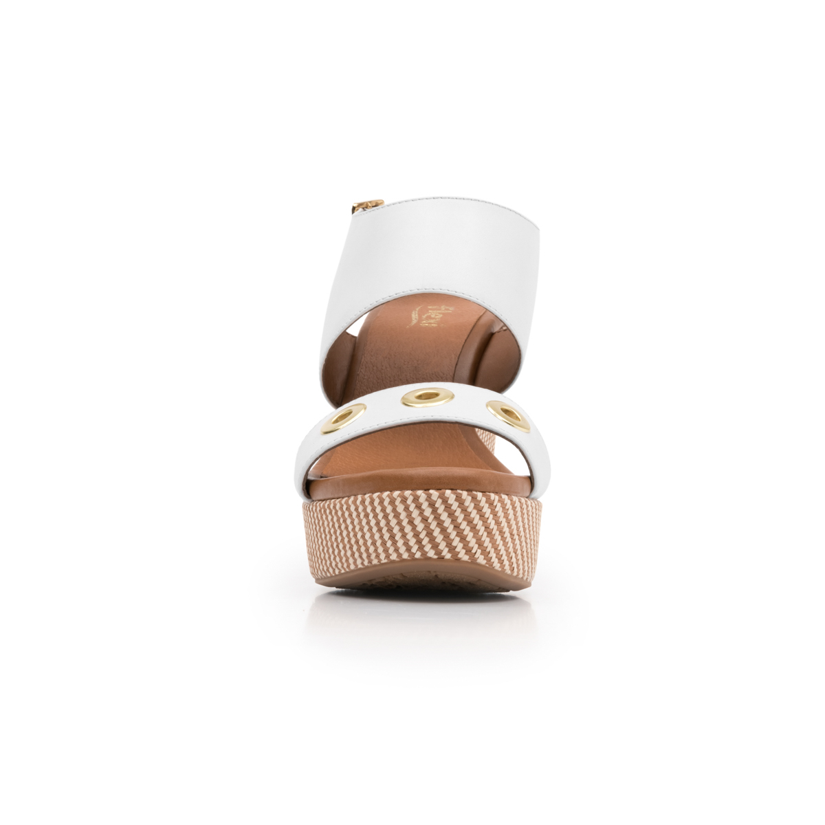 Sandalia Urbana Flexi Con Plataforma Alta Para Mujer - Estilo 103201 Blanco