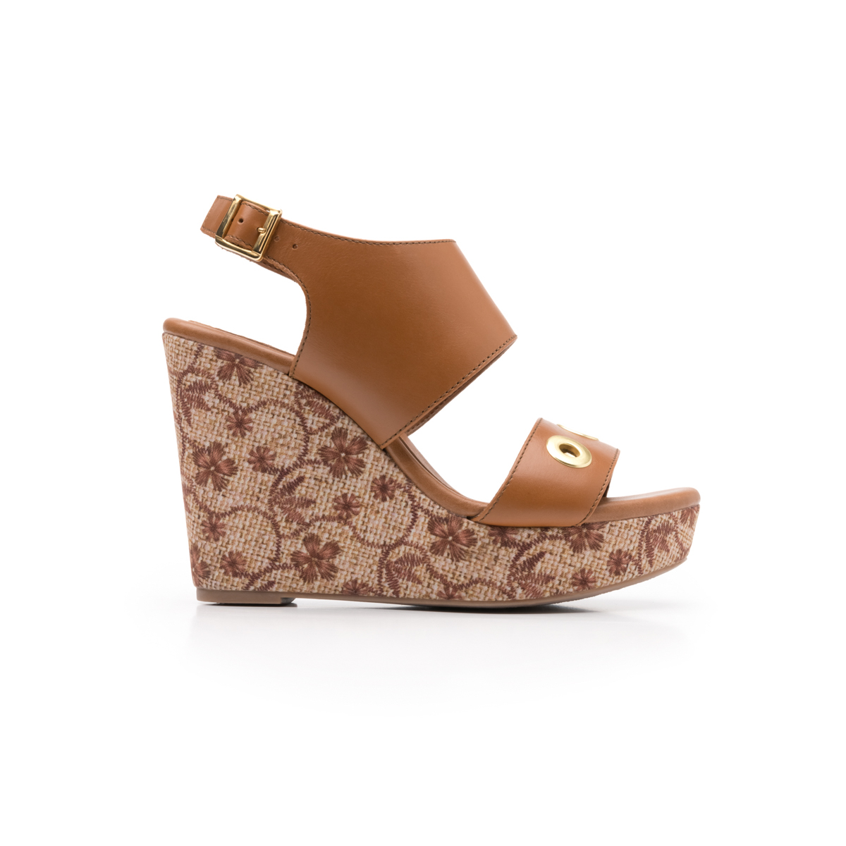 Sandalia Urbana Flexi Con Plataforma Alta Para Mujer - Estilo 103201 Tan