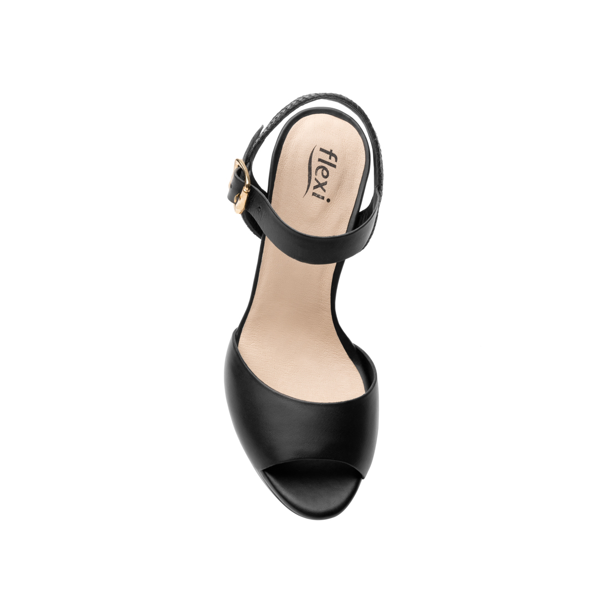 Sandalia Urbana Flexi Con Plataforma Extra Para Mujer - Estilo 103703 Negro