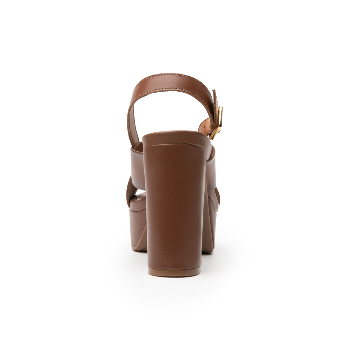 Sandalia Con Tacón Flexi para Mujer Estilo 103707 Café