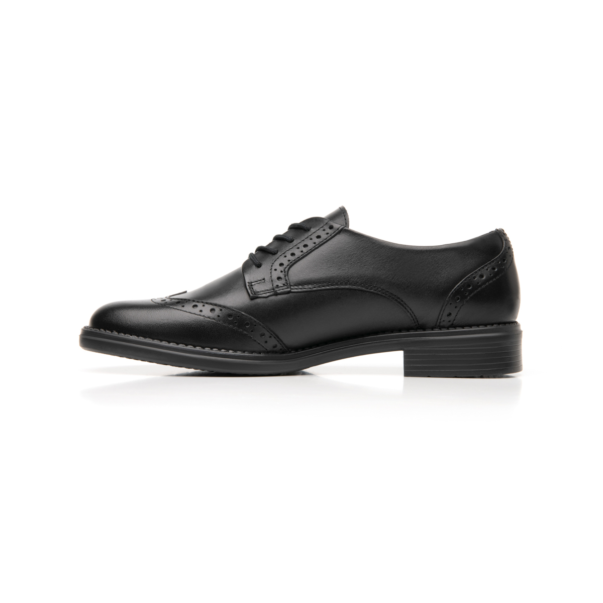 Bostoniano Liso Flexi para Mujer con Diseño Formal Chic Estilo 104202 Negro