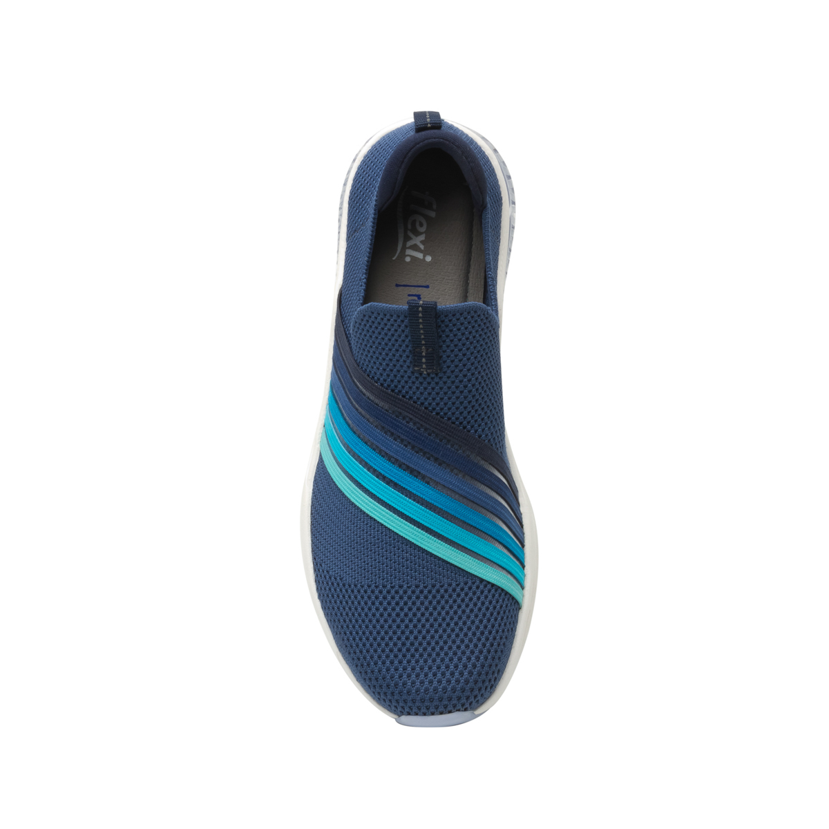 Sneaker Con Elástico Flexi para Mujer con Sistema Recovery Form Estilo 105102 Azul