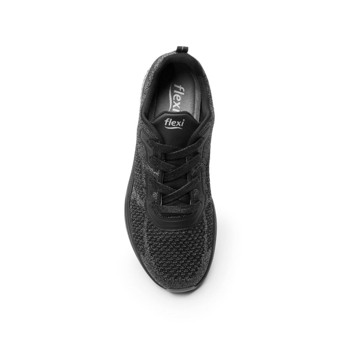 Sneaker Tejido Flexi para Mujer con Sistema Recovery Form Estilo 105103 Negro