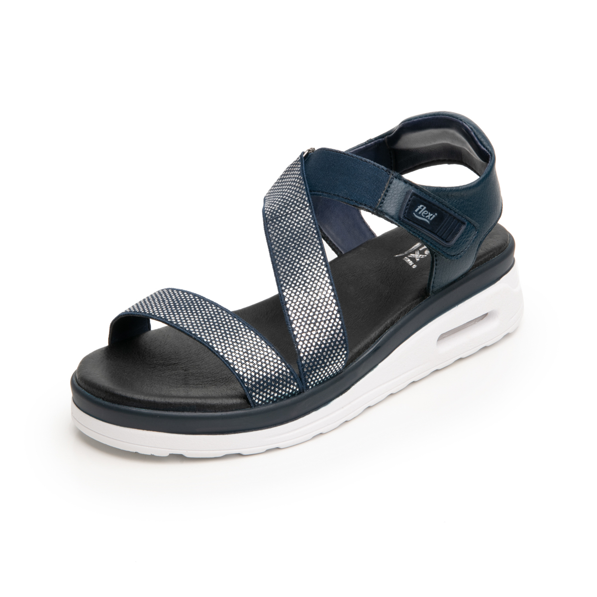 Sandalia Casual Flexi para Mujer con Capsula Air Sandal Estilo 106501 Azul