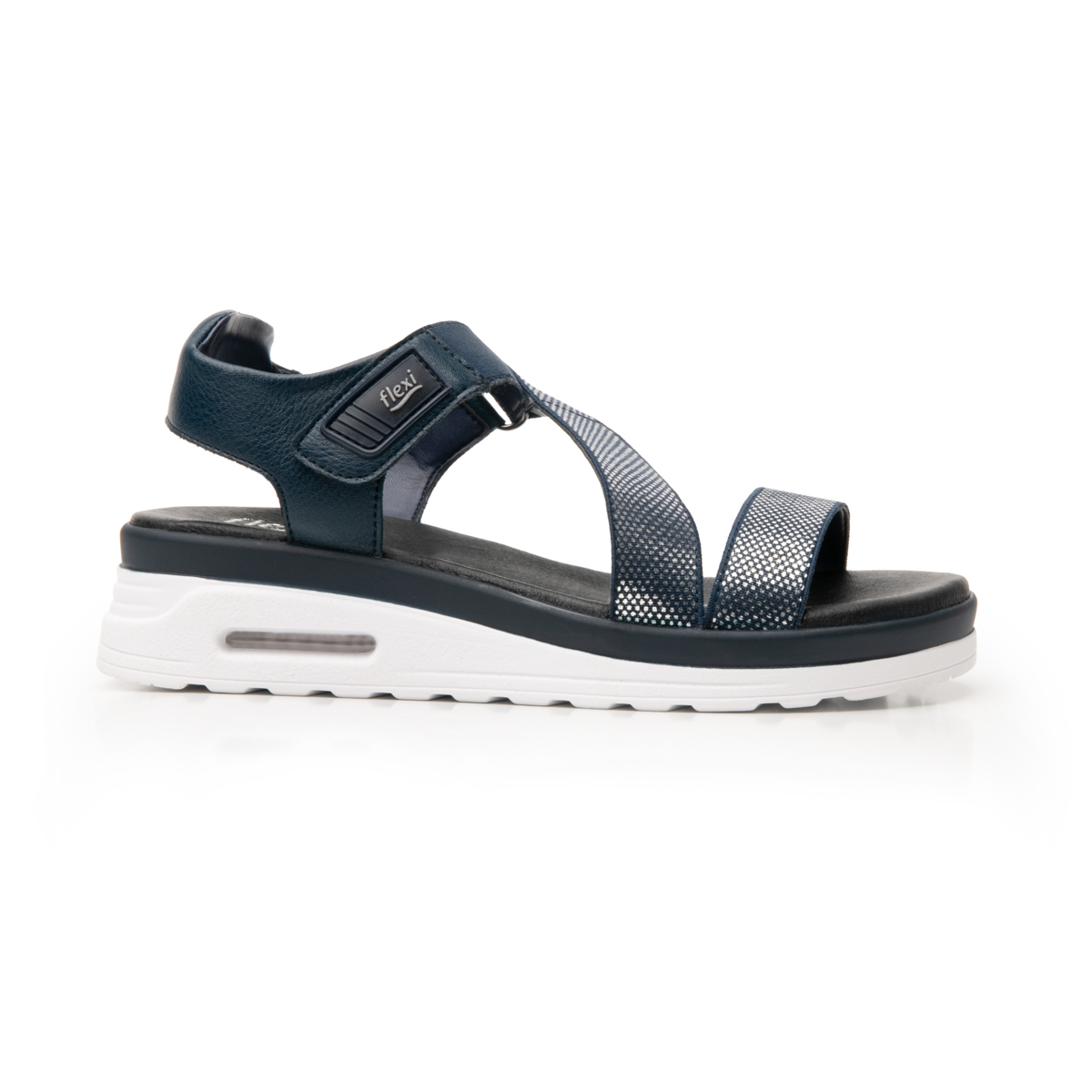 Sandalia Casual Flexi para Mujer con Capsula Air Sandal Estilo 106501 Azul