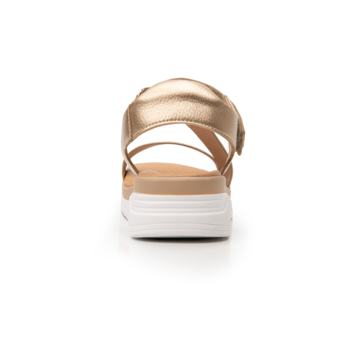 Sandalia Casual Flexi para Mujer con Capsula Air Sandal Estilo 106501 Oro