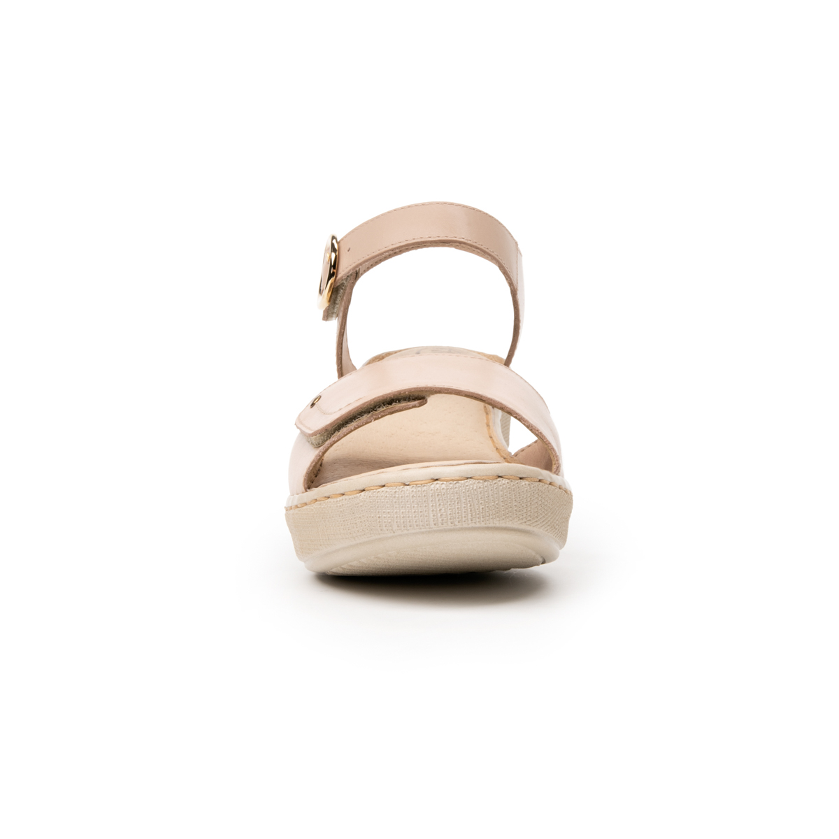 Sandalia Casual Flexi para Mujer con Autoajuste Estilo 106905 Beige