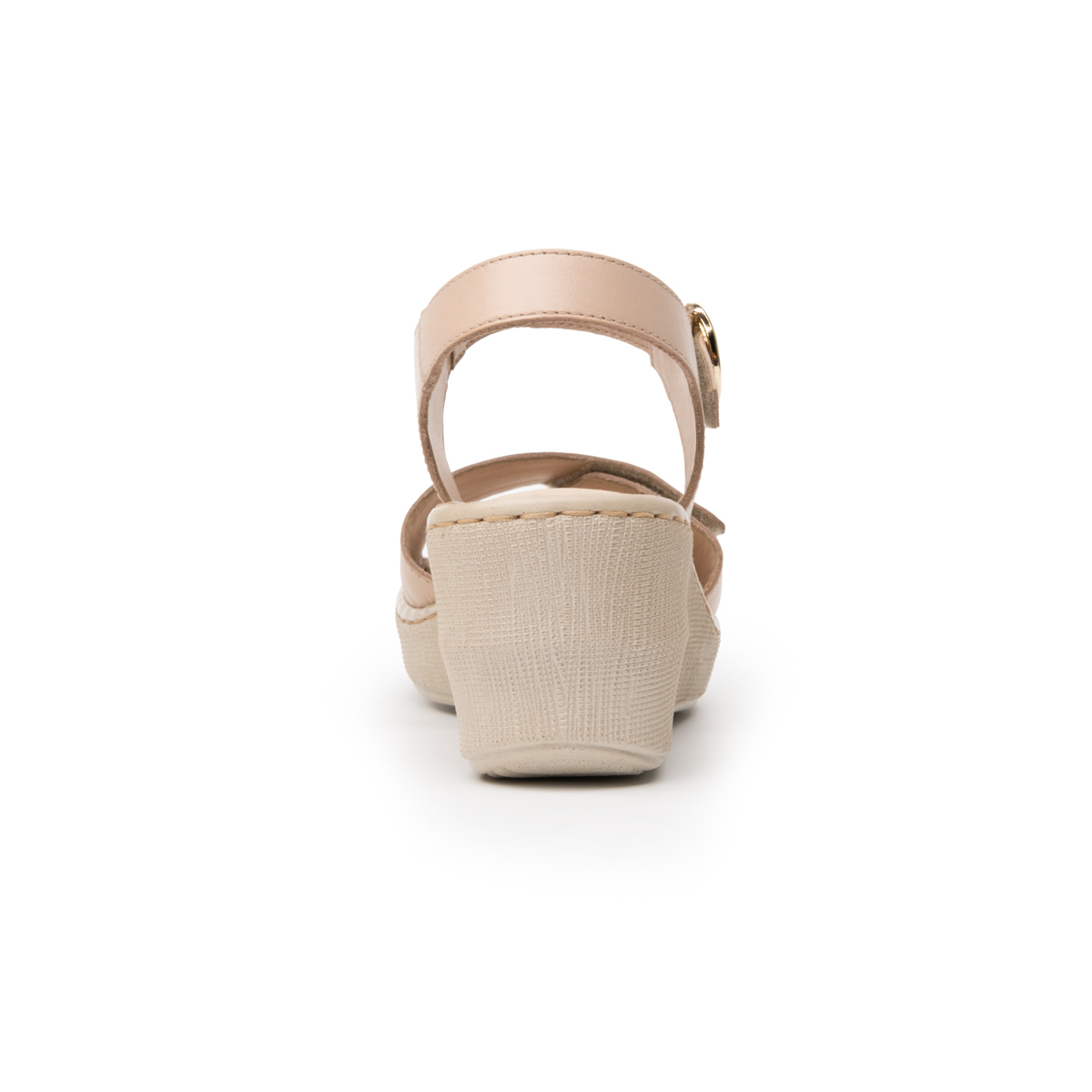 Sandalia Casual Flexi para Mujer con Autoajuste Estilo 106905 Beige