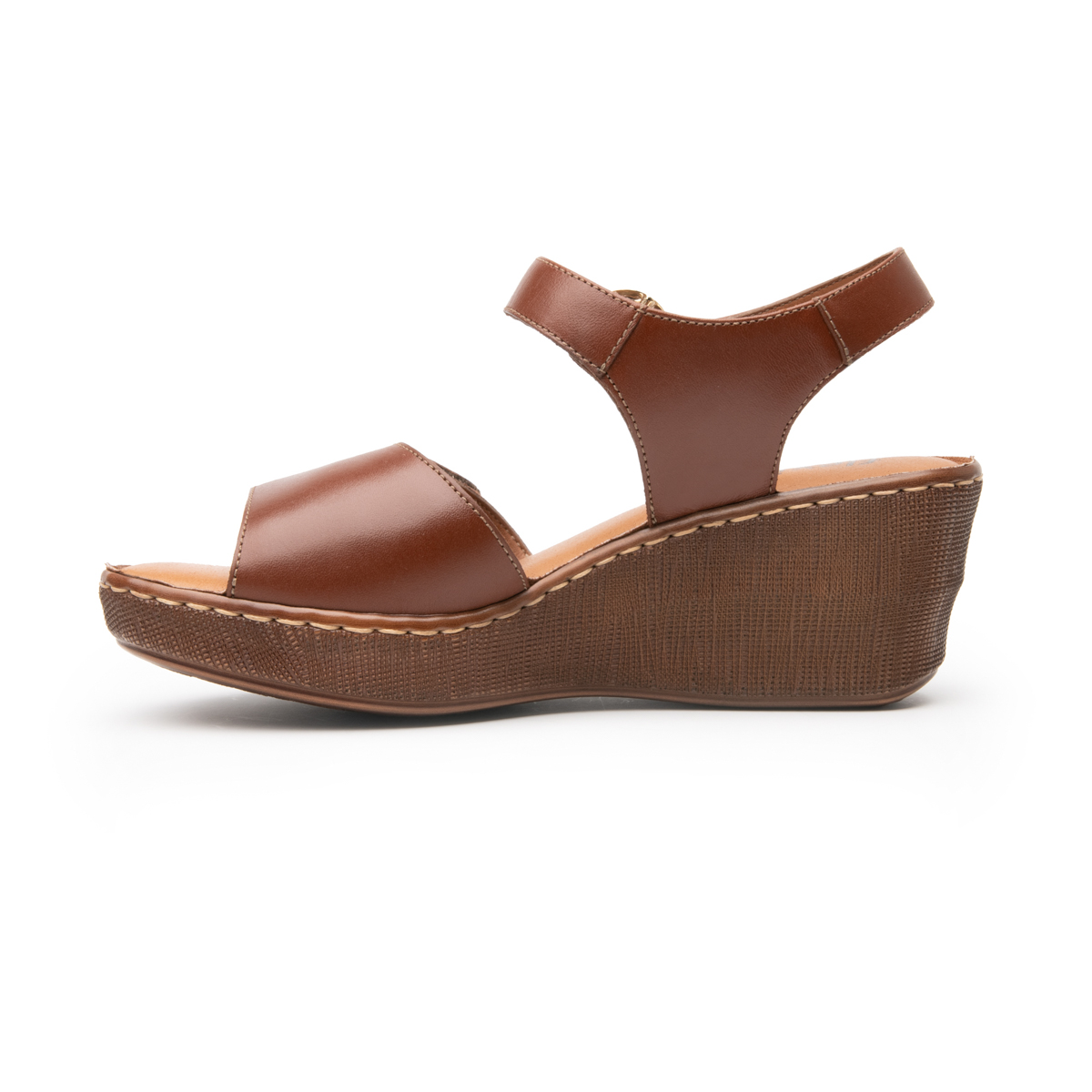 Sandalia Casual Flexi para Mujer con Autoajuste Estilo 106905 Café