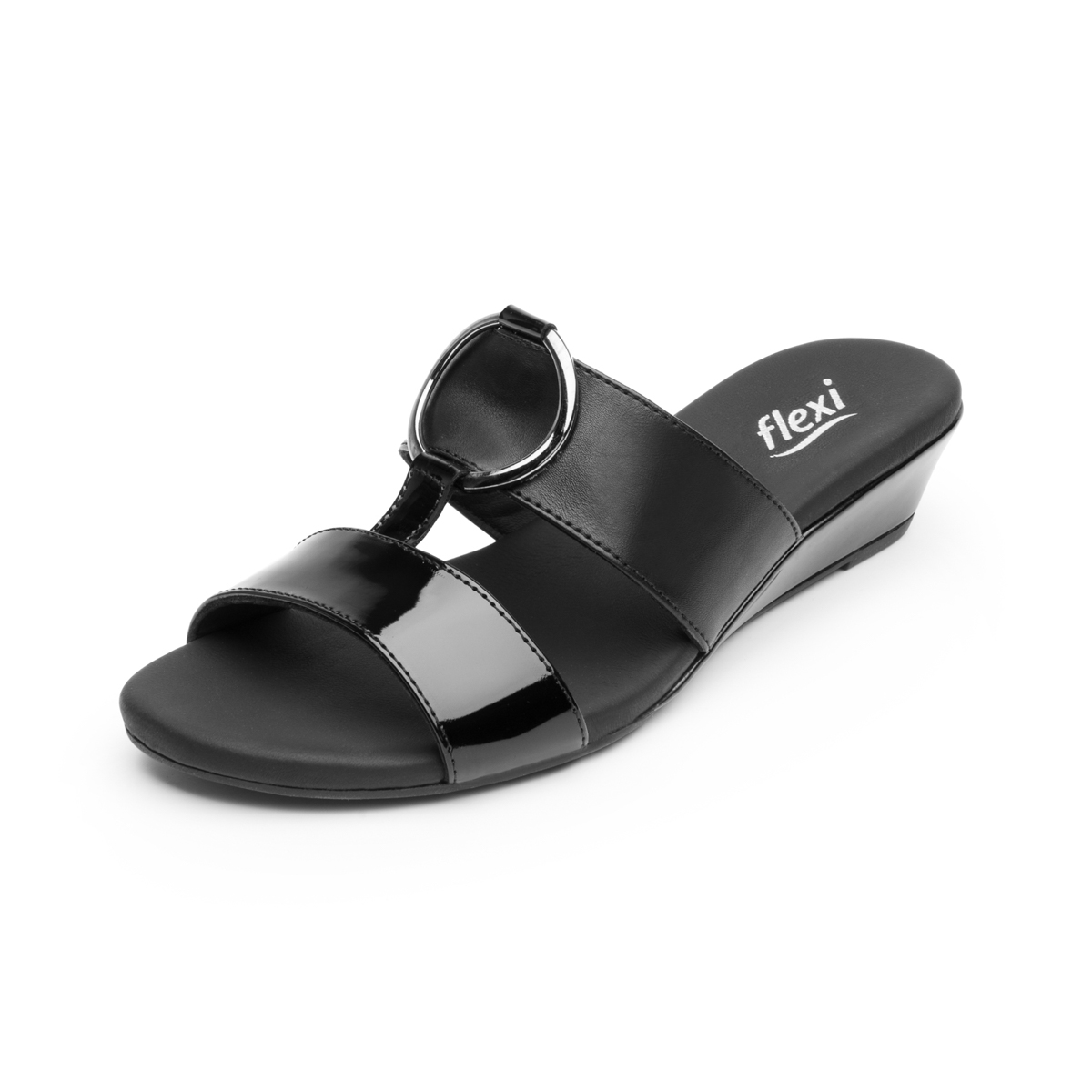 Sandalia Urbana Flexi para Mujer Estilo 107205 Negro