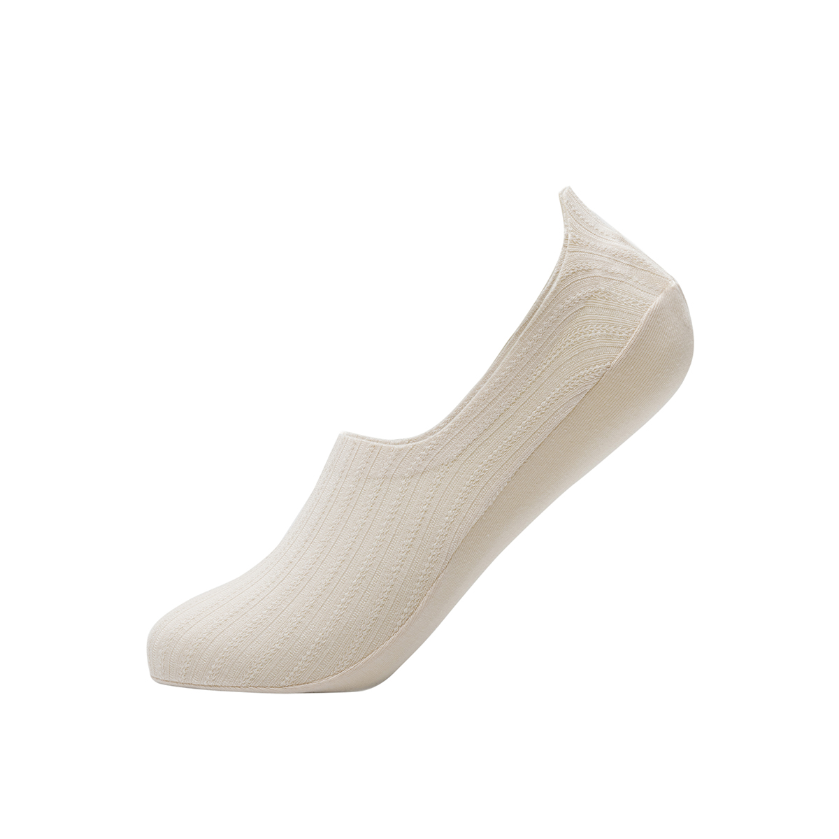 2-Pack Calcetín Invisible Flexi para Mujer Estilo 090910 Natural Y Taupe