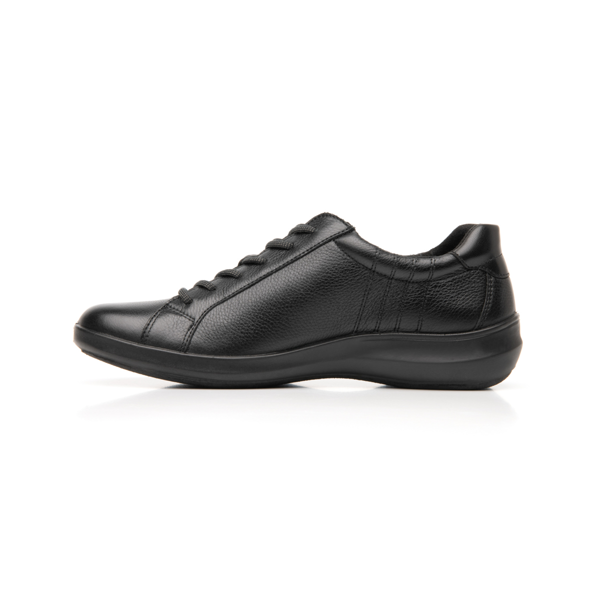 Zapato de agujetas Flexi para Mujer con Detalle de Pespuntes Estilo 25912 Negro