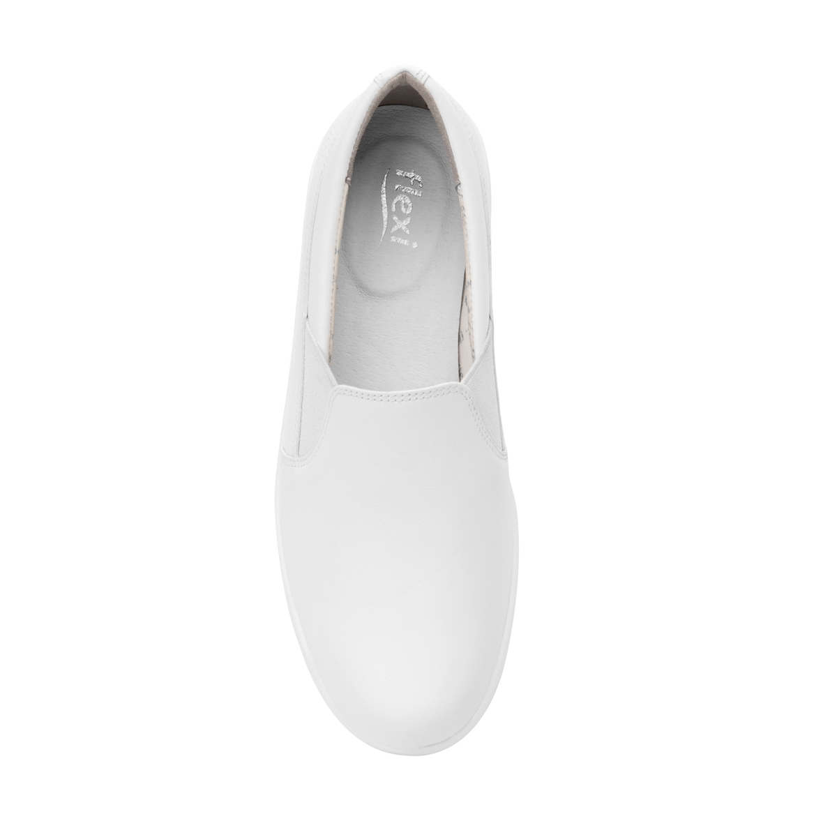 Mocasín De Servicio/Clínico Flexi para Mujer con Sistema De Mejor Agarre Estilo 32608 Blanco