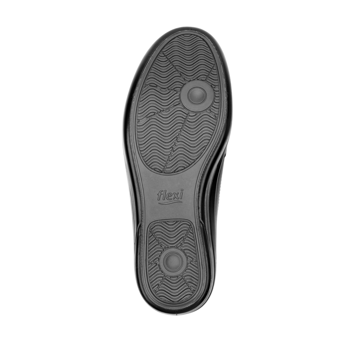 Mocasín De Servicio/Clínico Flexi para Mujer con Corte Repelente al Agua Estilo 32608 Negro