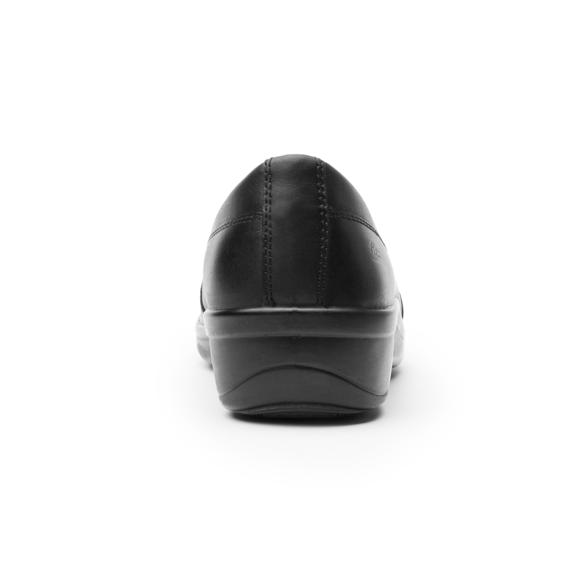 Mocasín De Servicio/Clínico Flexi para Mujer con Corte Repelente al Agua Estilo 32608 Negro