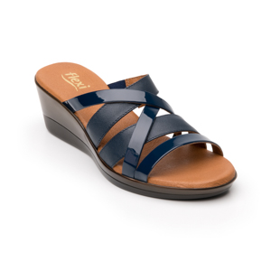 Sandalia Casual Flexi Con Tiras Múltiples Para Mujer - Estilo 34710 Azul Sandalia Casual Flexi Con Tiras Múltiples Para Mujer - Estilo 34710 Azul