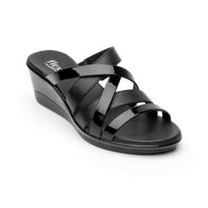 Sandalia Casual Flexi Con Tiras Múltiples Para Mujer - Estilo 34710 Negro Sandalia Casual Flexi Con Tiras Múltiples Para Mujer - Estilo 34710 Negro