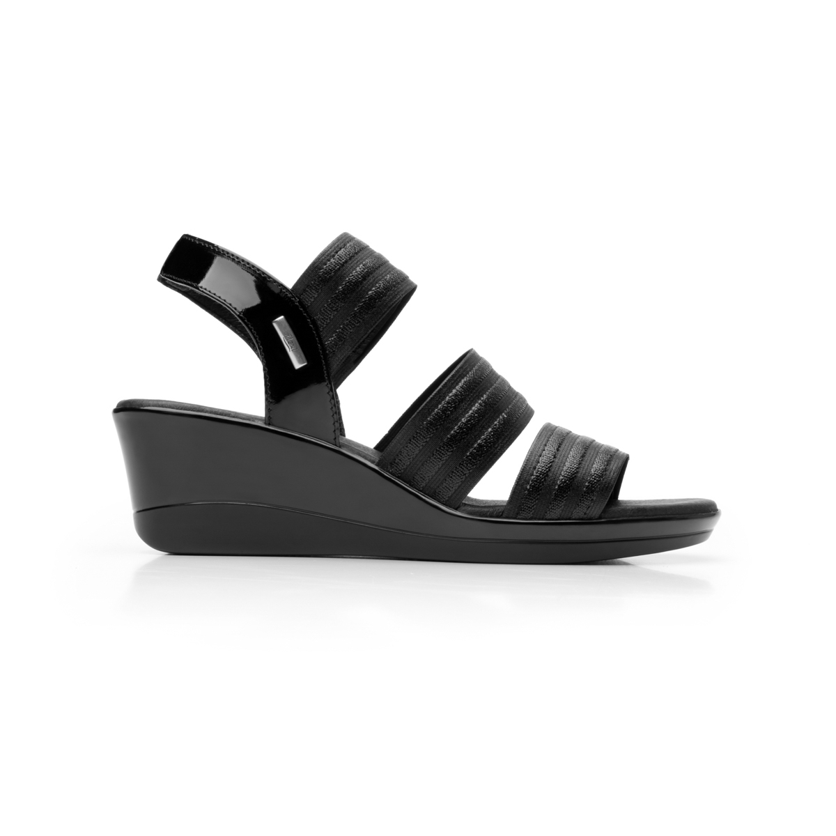 Sandalia Casual Flexi Con Tiras Brillo Para Mujer - Estilo 34711 Negro