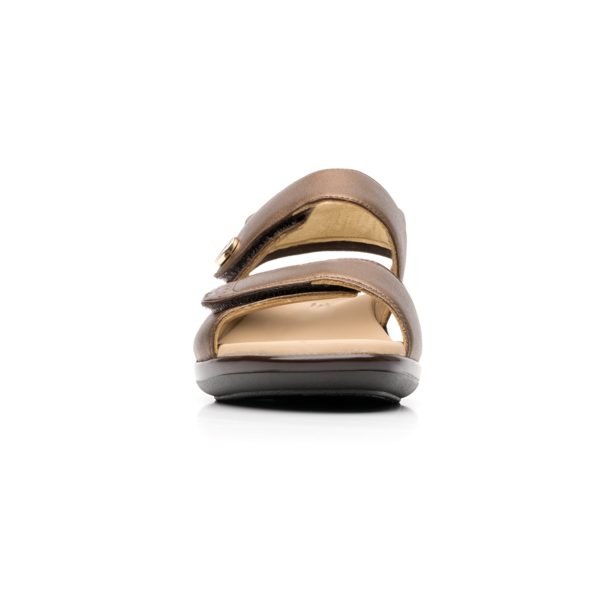 Sandalia Casual Flexi Con Piel Extra Suave Para Mujer - Estilo 34908 Bronce