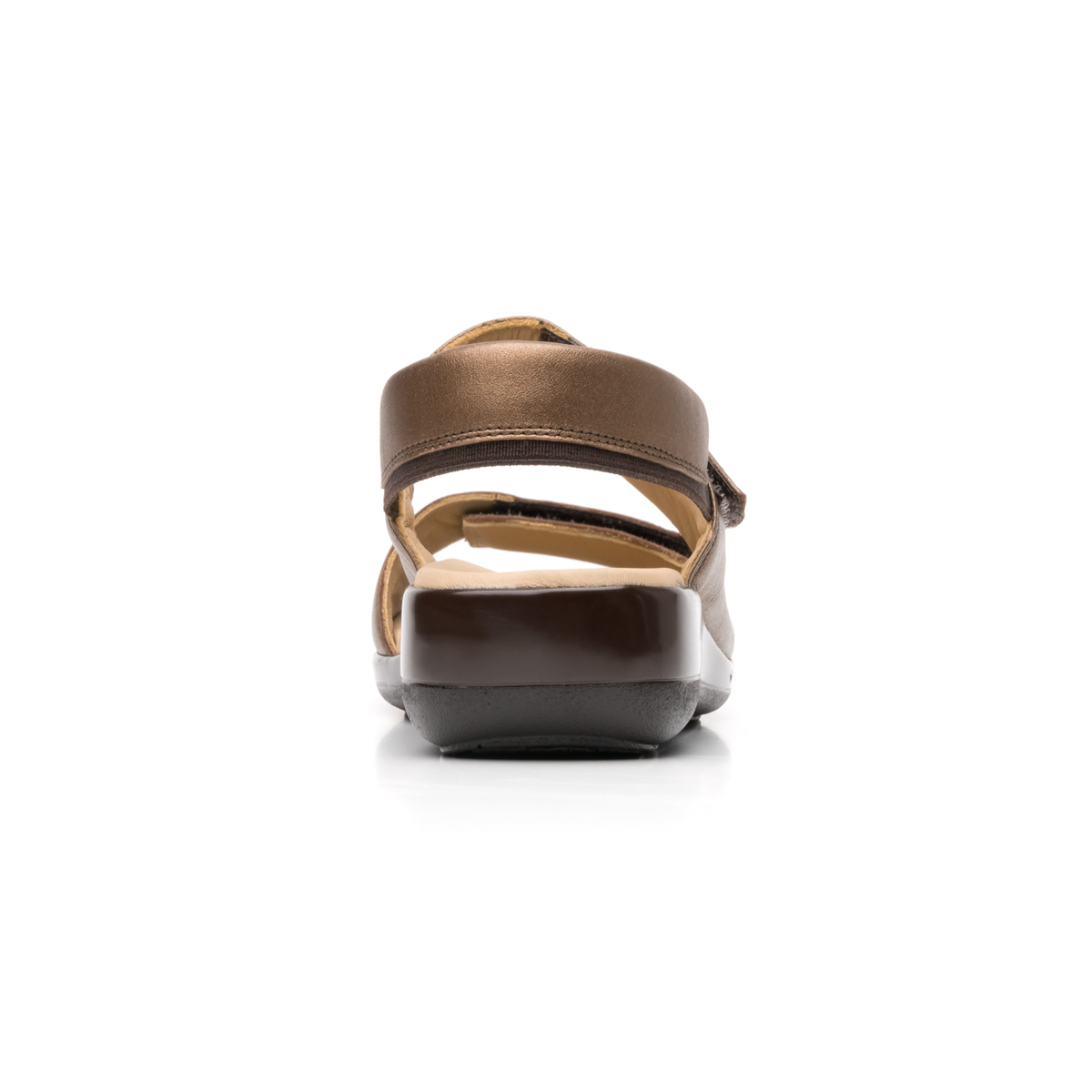 Sandalia Casual Flexi Con Piel Extra Suave Para Mujer - Estilo 34908 Bronce