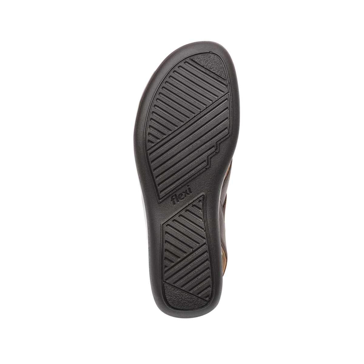 Sandalia Casual Flexi Con Piel Extra Suave Para Mujer - Estilo 34911 Café