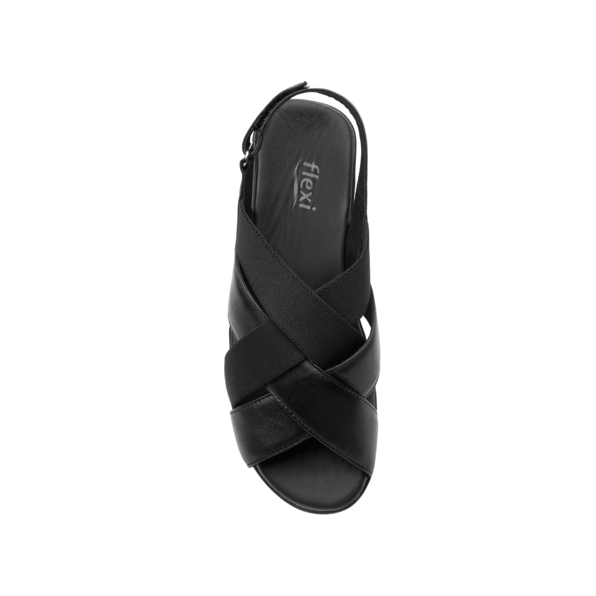 Sandalia Casual Flexi Con Piel Extra Suave Para Mujer - Estilo 34911 Negro
