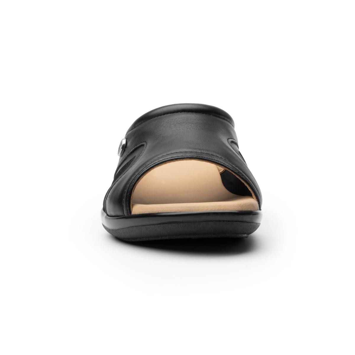 Sandalia Casual Flexi para Mujer con Piel Extra Suave Estilo 34914 Negro