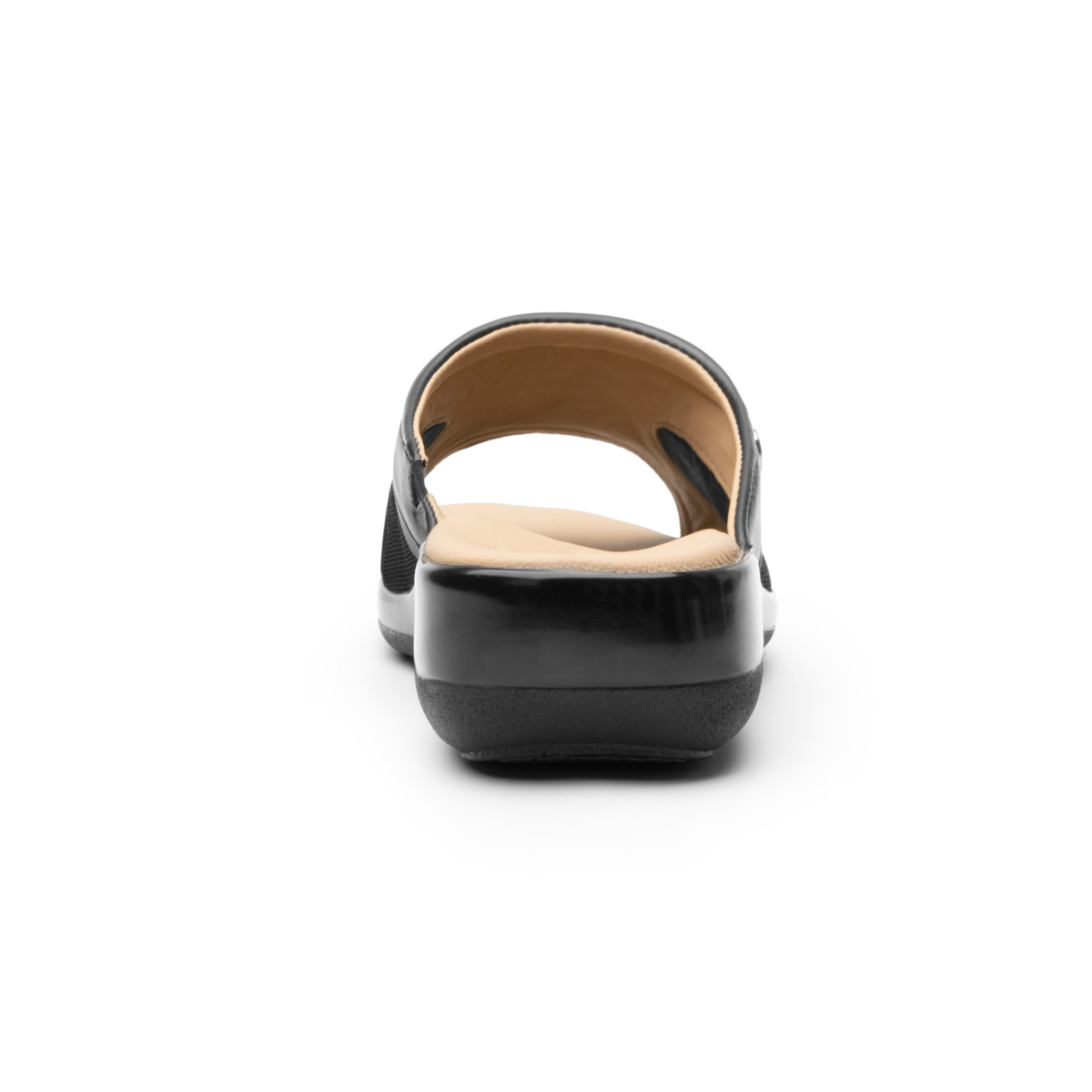 Sandalia Casual Flexi para Mujer con Piel Extra Suave Estilo 34914 Negro
