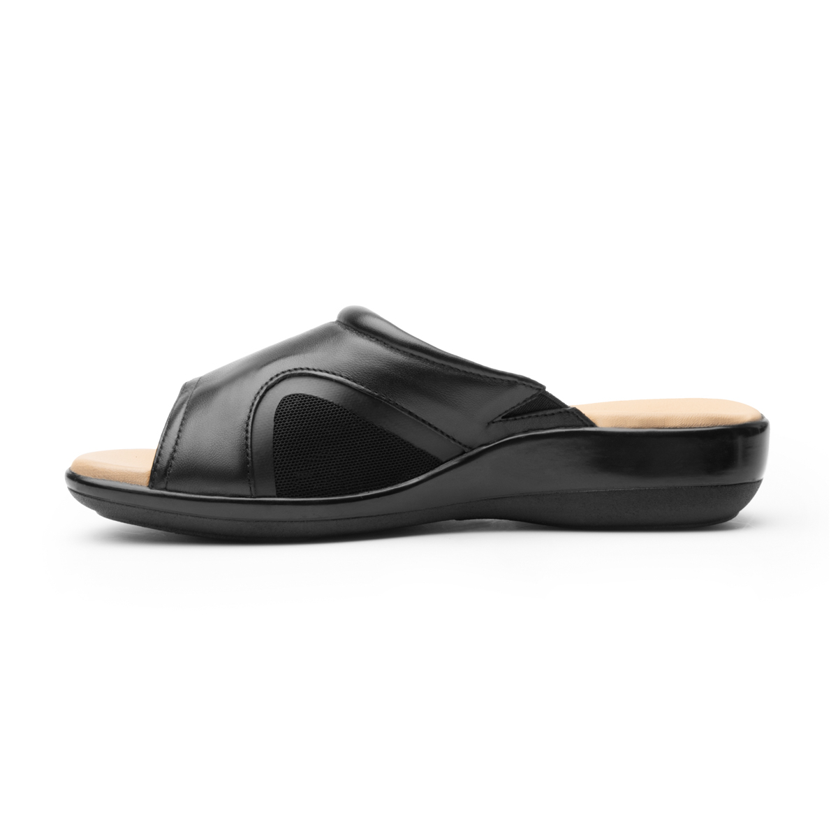 Sandalia Casual Flexi para Mujer con Piel Extra Suave Estilo 34914 Negro