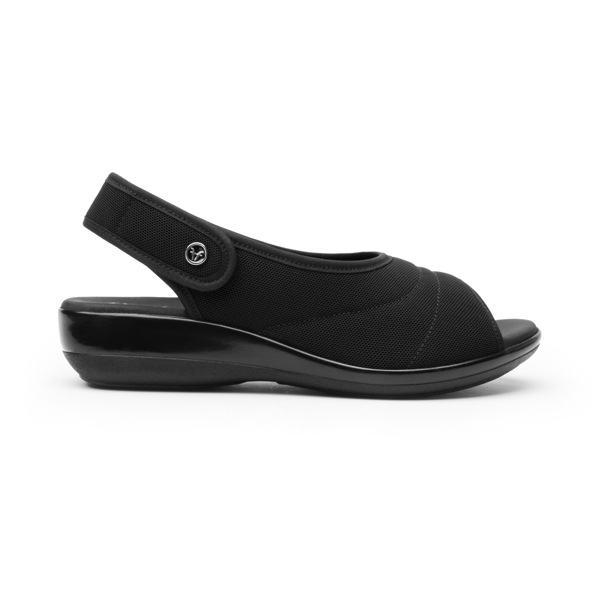 Sandalia Casual Flexi para Mujer con Adaptable Al Pie Estilo 34917 Negro
