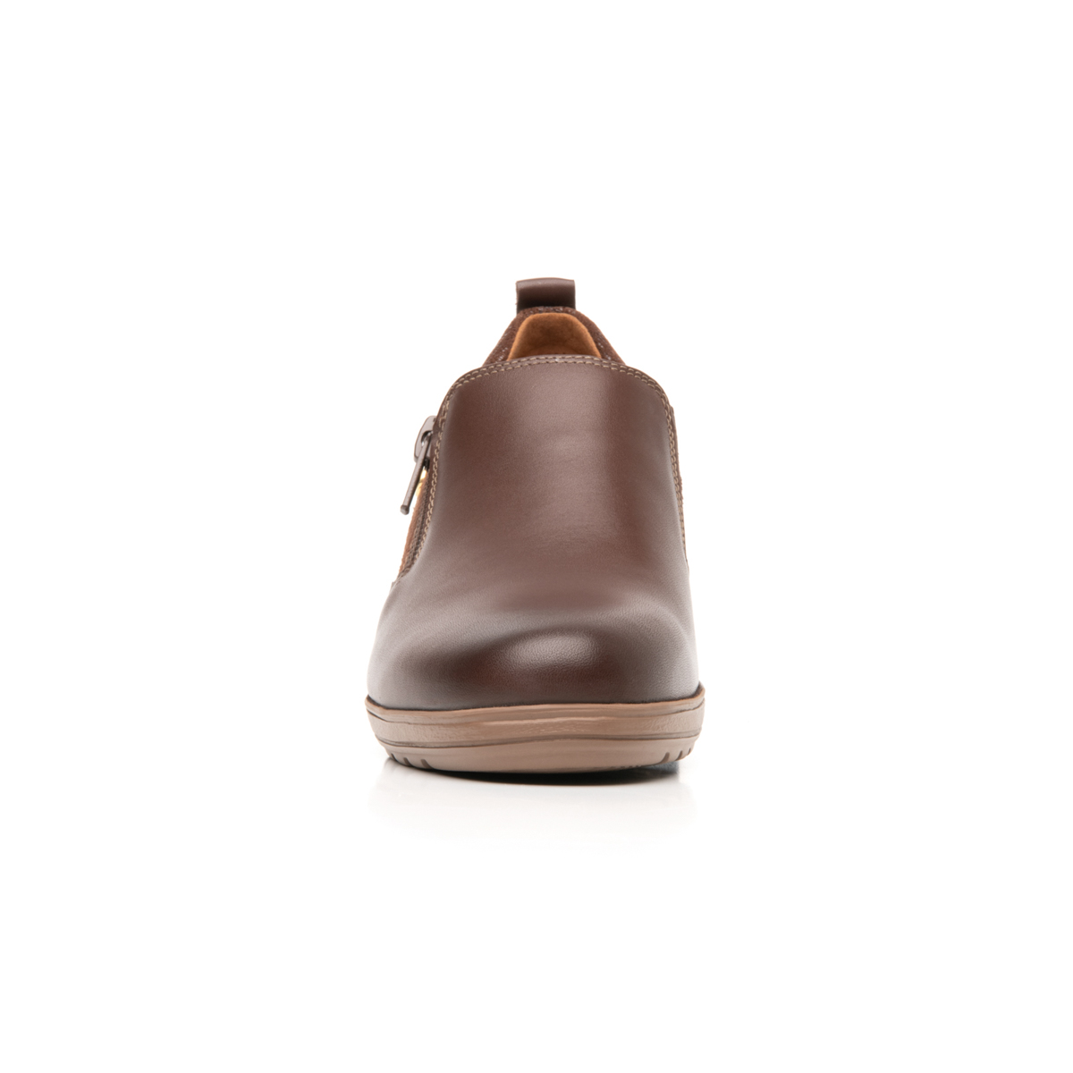Loafer De Plataforma Flexi para Mujer con Suela Extra Ligera Estilo 35105 Café