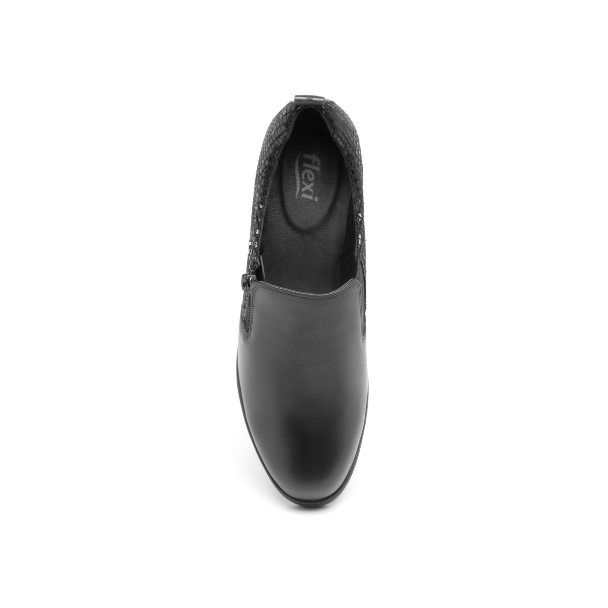 Loafer De Plataforma Flexi para Mujer con Suela Extra Ligera Estilo 35105 Negro