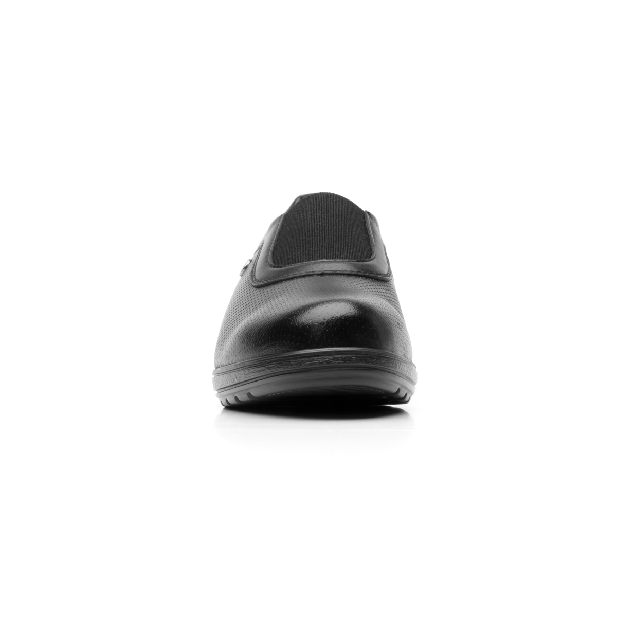 Flat Casual Flexi Con Cuña Media Ligera Y Elástico Central Para Mujer - Estilo 35109 Negro