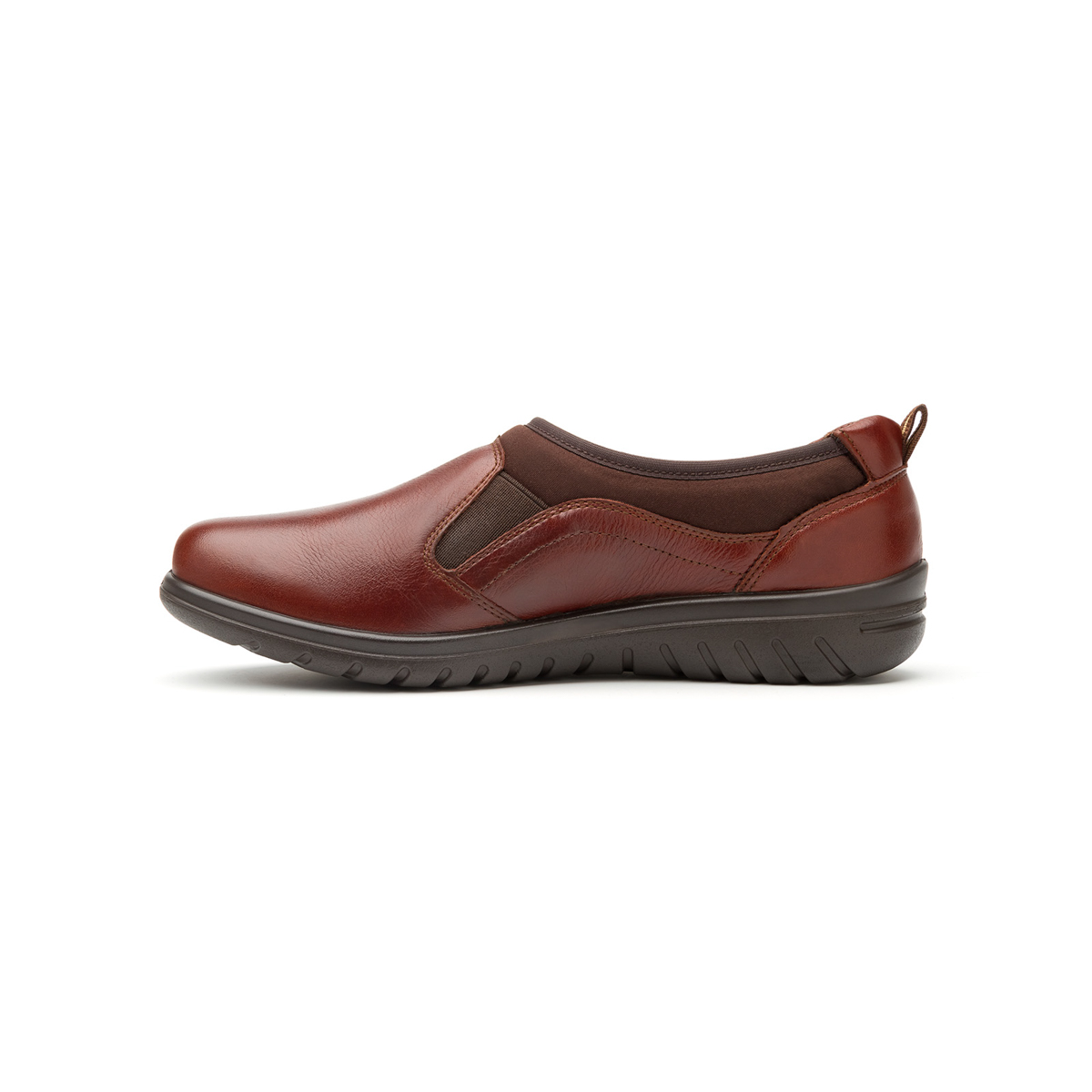 Flat Casual Flexi Con Autoajuste Para Mujer - Estilo 35301 Cafe