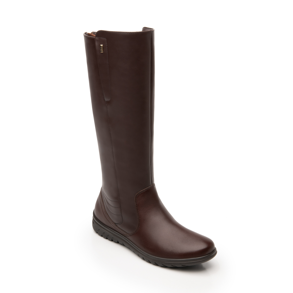 Bota Alta Con Cierre Y Elástico Flexi para Mujer con Sistema Walking Soft Estilo 35315 Oporto