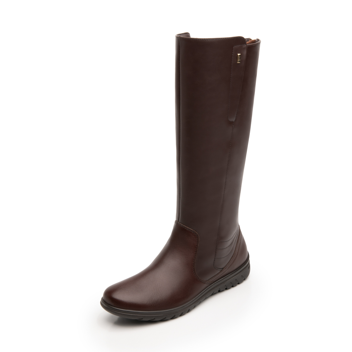 Bota Alta Con Cierre Y Elástico Flexi para Mujer con Sistema Walking Soft Estilo 35315 Oporto
