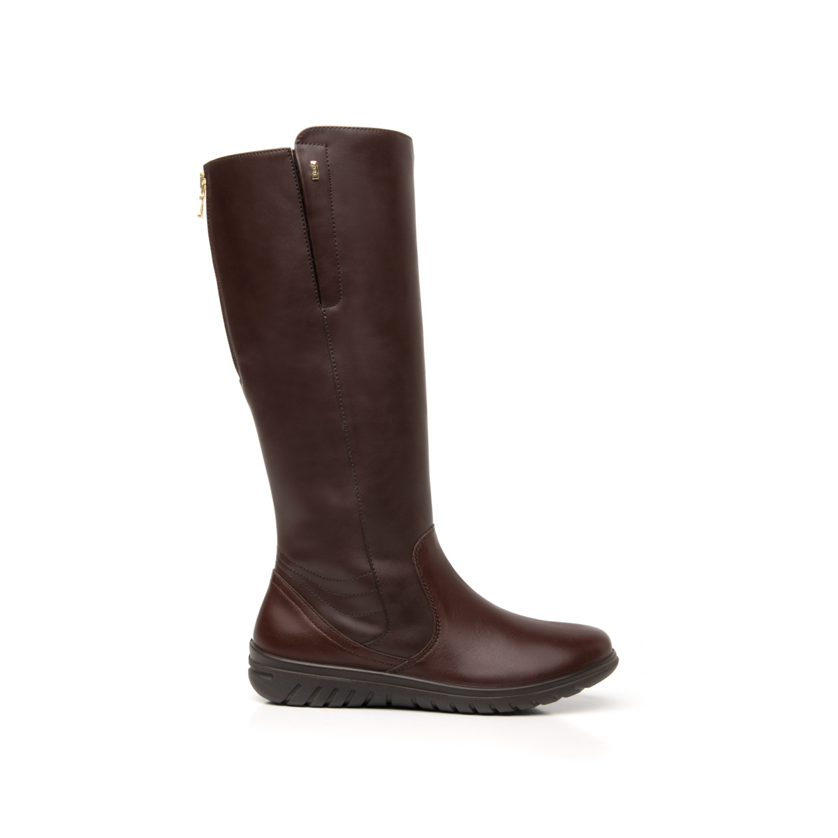 Bota Alta Con Cierre Y Elástico Flexi para Mujer con Sistema Walking Soft Estilo 35315 Oporto