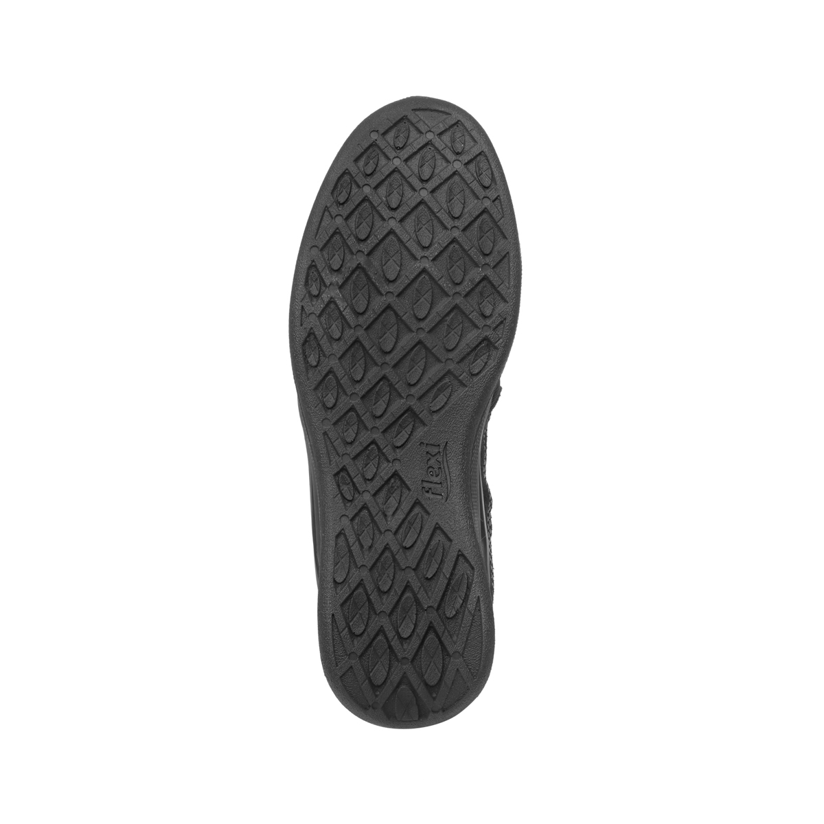 Flat Casual Sport Flexi Con Sistema Walking Soft Para Mujer - Estilo 37510 Negro